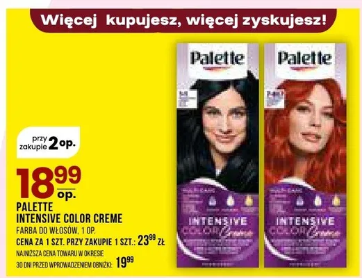 Intensive Color Creme farba do włosów promocja w Drogerie Natura