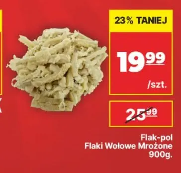 Flaki wołowe mrożone Flak-pol promocja w API Market