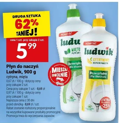 Płyn do naczyń Ludwik cytryna promocja w Twój Market