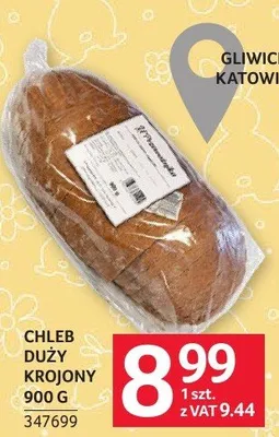 Chleb duży krojony 900 g promocja w Selgros