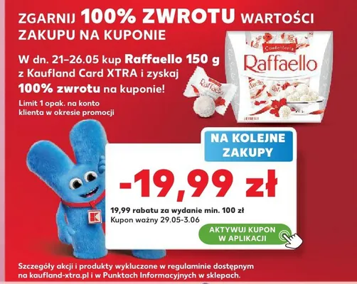 Raffaello 150g promocja w Kaufland