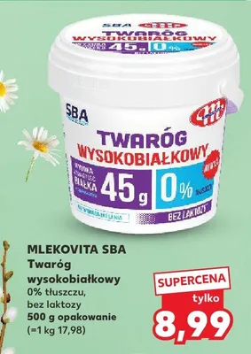 Twaróg wysokobiałkowy 0% tłuszczu, bez laktozy promocja w Kaufland