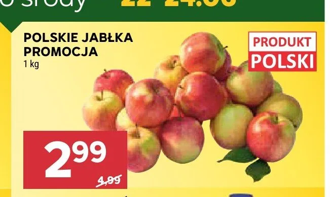 Jabłka polskie promocja w Stokrotka