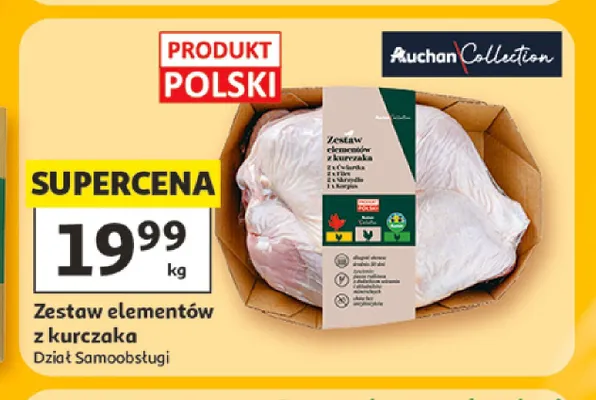 Zestaw elementów z kurczaka Auchan Collection promocja w Auchan