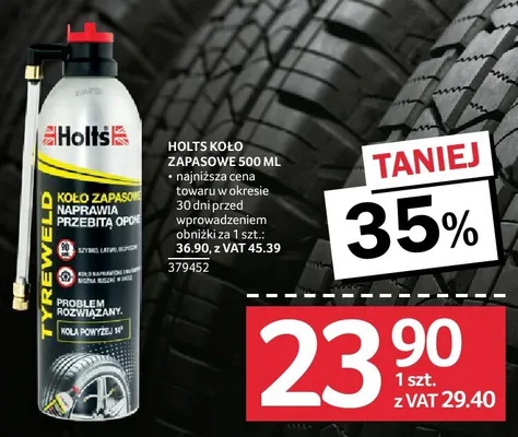 Holts koło zapasowe promocja w Selgros