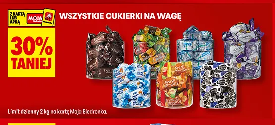 Cukierki na wagę promocja w Biedronka