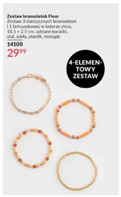 Bransoletki Fleur 4-pak promocja w AVON