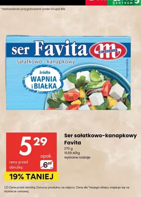 Ser sałatkowo-kanapkowy wybrane rodzaje promocja w Delikatesy Centrum