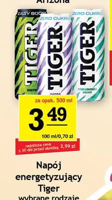 Napój energetyzujący Tiger promocja w Gram Market