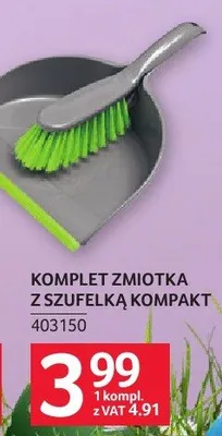 Komplet zmiotka z szufelką Kompakt promocja w Selgros