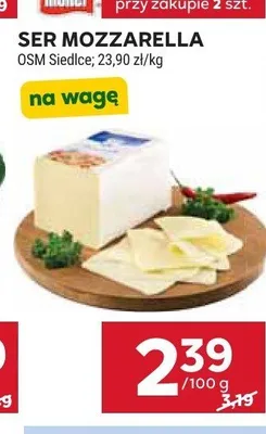 Ser Mozzarella OSM Siedlce promocja w Stokrotka