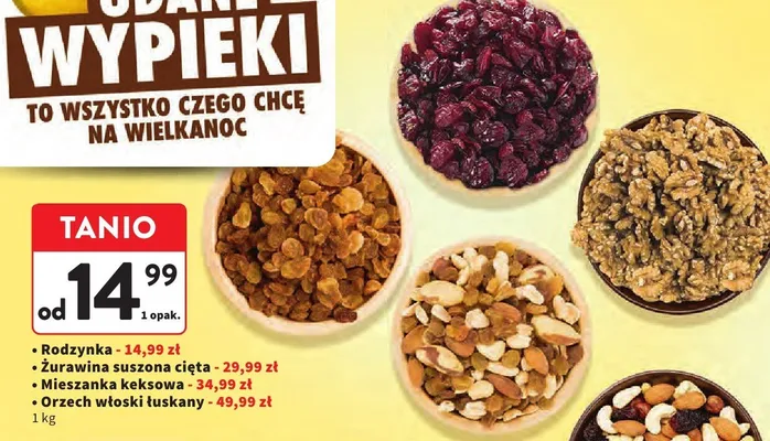 Mieszanka keksowa promocja w Intermarche