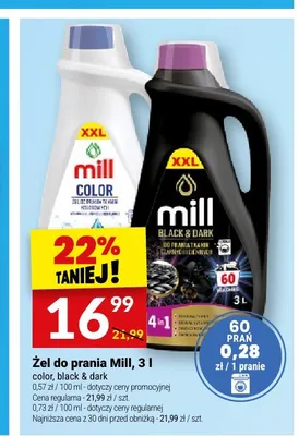Żel do prania Mill Color promocja w Twój Market