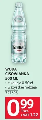 Woda Cisowianka 500ML promocja w Selgros