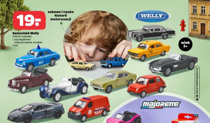 Samochód Welly promocja w Netto