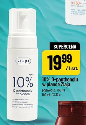 Pianka 10% D-panthenolu Ziaja promocja w POLOmarket