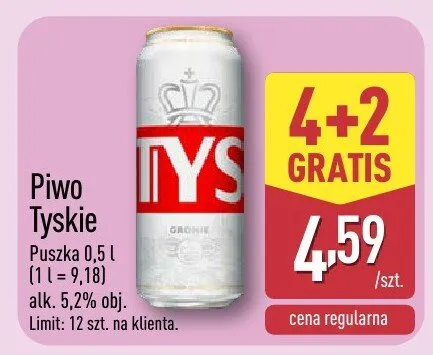 Piwo Tyskie promocja w Aldi