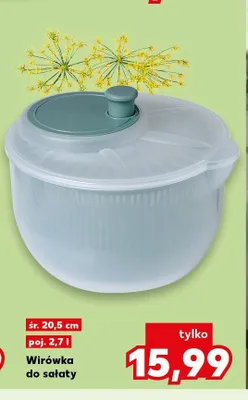 Wirówka do sałaty śr. 20,5 cm poj. 2,7 l promocja w Kaufland