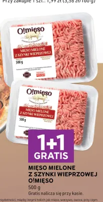 Mięso mielone z szynki wieprzowej O!Mięso promocja w Stokrotka