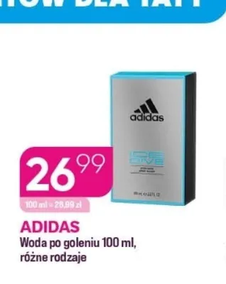 Woda po goleniu ADIDAS 100ml promocja w Drogerie Koliber