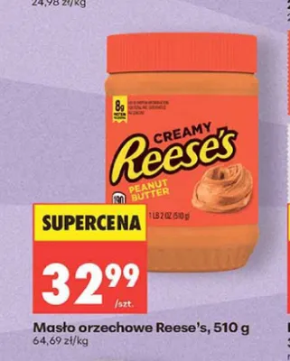 Masło orzechowe Reese's Creamy promocja w Biedronka