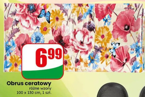 Obrus ceratowy różne wzory 100x130cm promocja w Dino