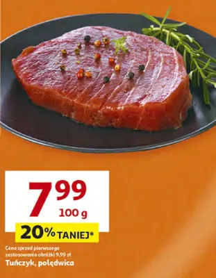 Tuńczyk, polędwica promocja w Auchan