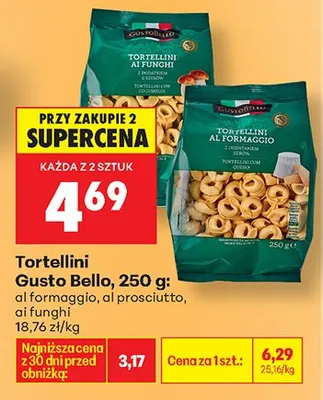 Tortellini al prosciutto promocja w Biedronka
