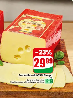 Ser Królewski OSM Sierpc promocja w Dino