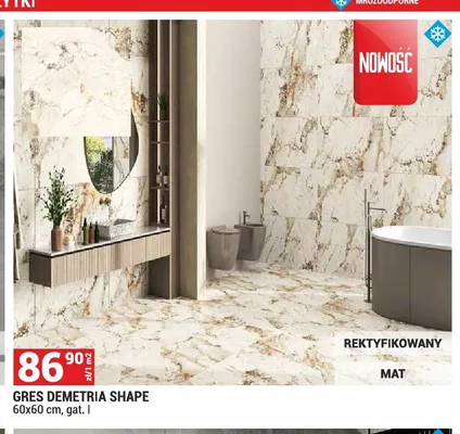Gres Demetria Shape 60x60 cm gat. I promocja w Merkury Market