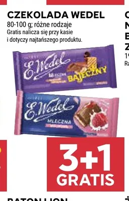 Czekolada E.Wedel promocja w Stokrotka