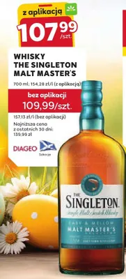 Whisky The Singleton Malt Master's promocja w Stokrotka