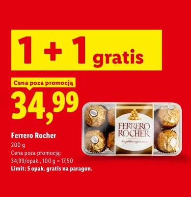 Praliny Ferrero Rocher promocja w Lidl