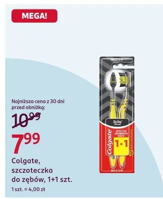 Szczoteczka do zębów 1+1 promocja w Rossmann