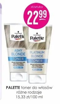 Toner do włosów Palette promocja w Drogerie Jasmin