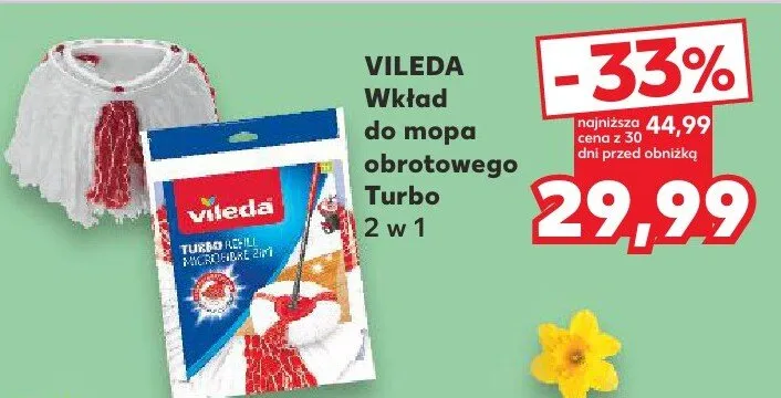 Wkład do mopa obrotowego Turbo 2w1 promocja w Kaufland