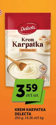 Krem Karpatka Delecta Oryginalna promocja w ABC
