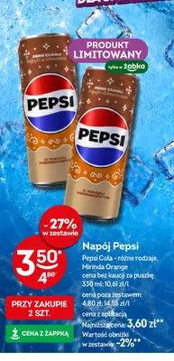 Napój gazowany Mirinda Orange promocja w Żabka