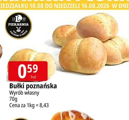 Bułka poznańska promocja w Leclerc