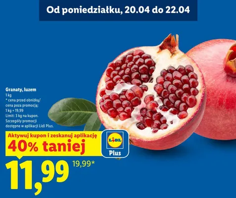 Granaty luzem promocja w Lidl