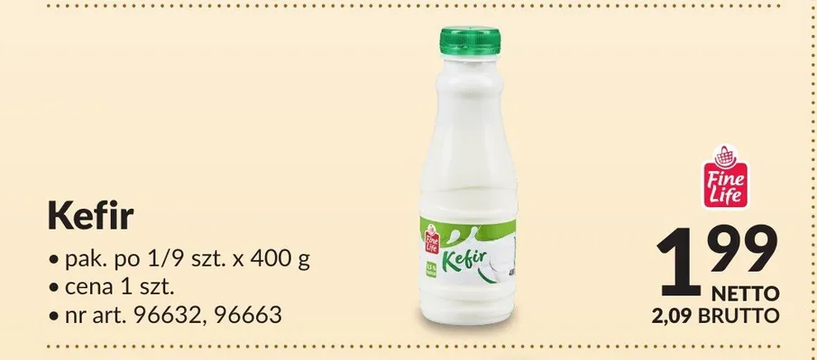 Kefir Fine Life promocja w Makro