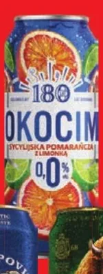 Piwo bezalkoholowe Okocim Sycylijska Pomarańcza z Limonką promocja w Lidl
