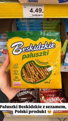 Paluszki z sezamem Beskidzkie promocja w Dino