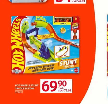 Stunt Tracks zestaw HOT WHEELS promocja w Selgros