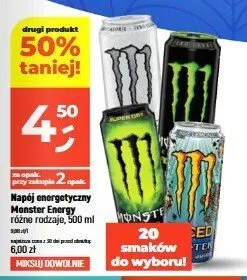 Napój energetyczny Monster Energy promocja w Dealz