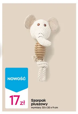 Szarpak pluszowy promocja w Pepco