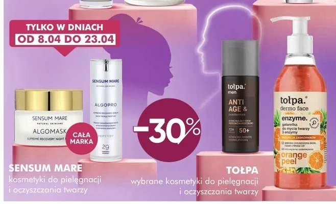 Kosmetyki do pielęgnacji i oczyszczania twarzy promocja w Super-Pharm