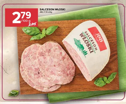 Salceson Włoski JBB promocja w Stokrotka