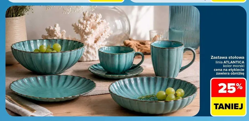 Zastawa stołowa Atlantica promocja w Carrefour