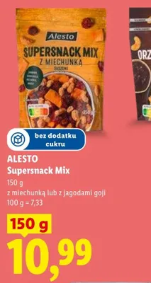 Supersnack Mix z miechunką Alesto promocja w Lidl